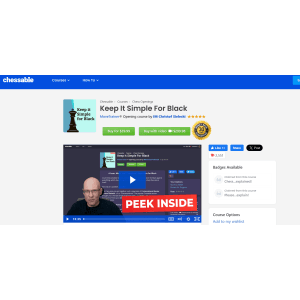 PREMIUM CHESS VIDEO | Keep It Simple for Black by IM Christof Sielecki (MP4) - CHESS PREMIUM