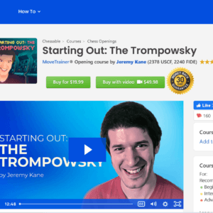 PREMIUM CHESS VIDEO | Chessable : Starting Out The Trompowsky by Jeremy Kane (Video 540p Only) - CHESS PREMIUM