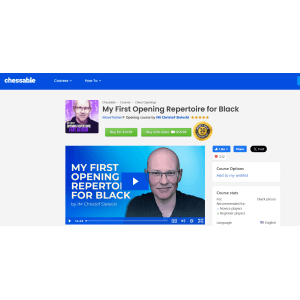 PREMIUM CHESS VIDEO | Chessable My FIrst Opening Repertoire For Black By IM Christof Sielecki - CHESS PREMIUM