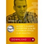 PREMIUM CHESS VIDEO | Chessbase SDVL Queen's Gambit Accepted 3.e4 b5 Caveman style in 60 Minutes by Robert Ris - CHESS PREMIUM
