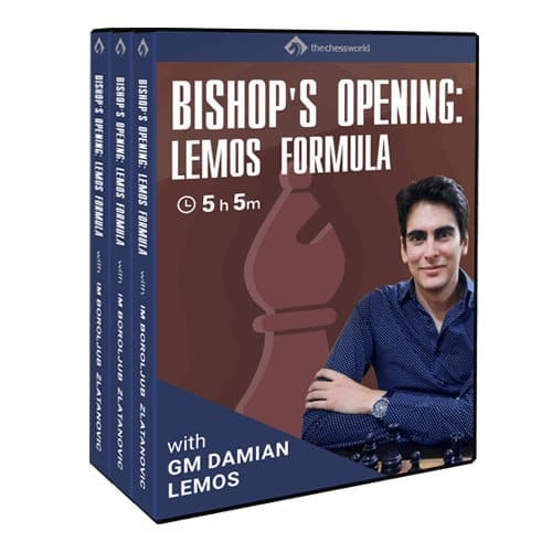 PREMIUM CHESS VIDEO Bishop's Opening Lemos Formula with GM Damian Lemos (MP4) - CHESS PREMIUM