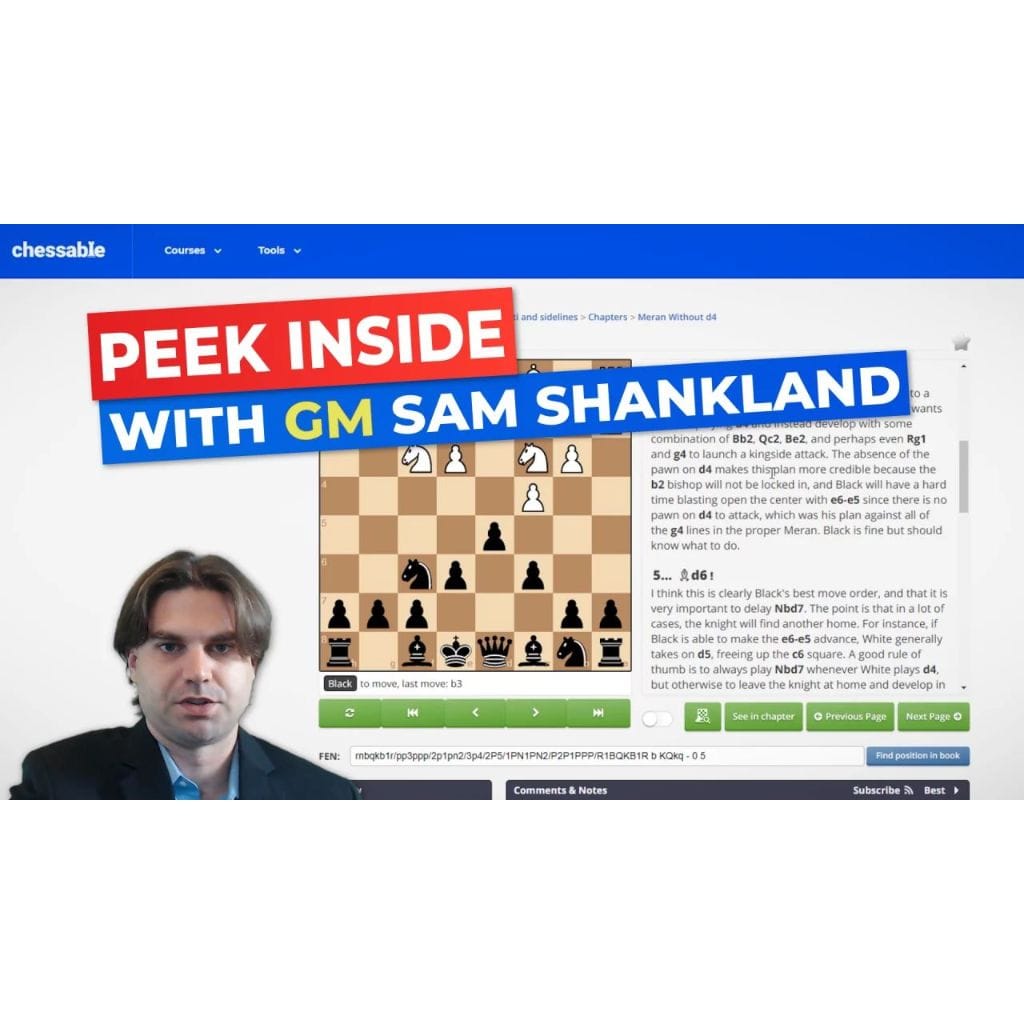 PREMIUM CHESS VIDEO | Chessable Lifetime Repertoires - Black vs the English, Reti and Sidelines By Sam Shankland ( MP4 + PGN ) - CHESS PREMIUM