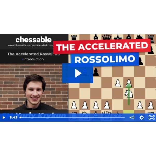 PREMIUM CHESS VIDEO | Chessable The Accelerated Rossolimo by Yuri Krykun - CHESS PREMIUM