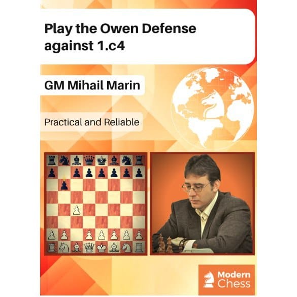 PREMIUM CHESS VIDEO | Play the Owen Defense against 1.c4 - GM Mihail Marin  (Modern Chess) VIDEOS + PGN - CHESS PREMIUM