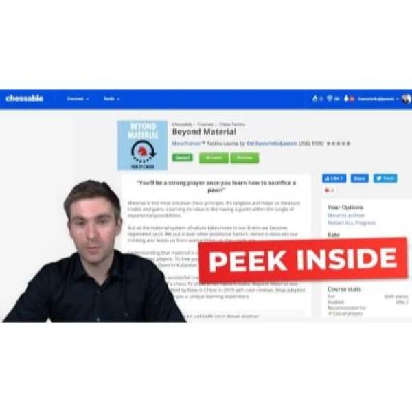 PREMIUM CHESS VIDEO  | Chessable  Beyond Material by GM Davorin Kuljasevic Video Course - CHESS PREMIUM