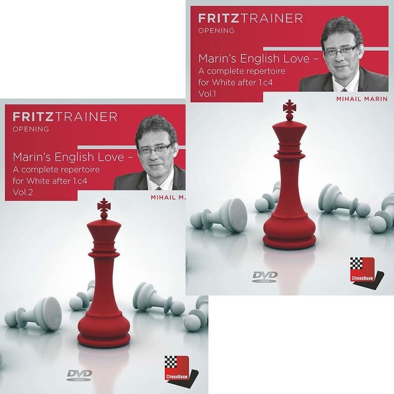 PREMIUM CHESS VIDEO | Marin's English Love Vol.1 and 2 A complete repertoire for White after 1.c4 By Mihail Marin ( MP4 ) - CHESS PREMIUM