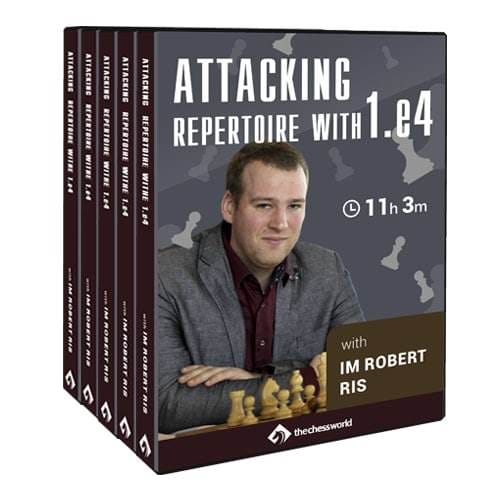 PREMIUM CHESS VIDEO | Attacking Repertoire with 1.e4 by IM Robert Ris (MP4) - CHESS PREMIUM
