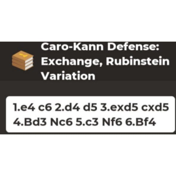PREMIUM CHESS VIDEO | Caro-Kann Defense: Exchange, Rubinstein Variation Chess com - CHESS PREMIUM