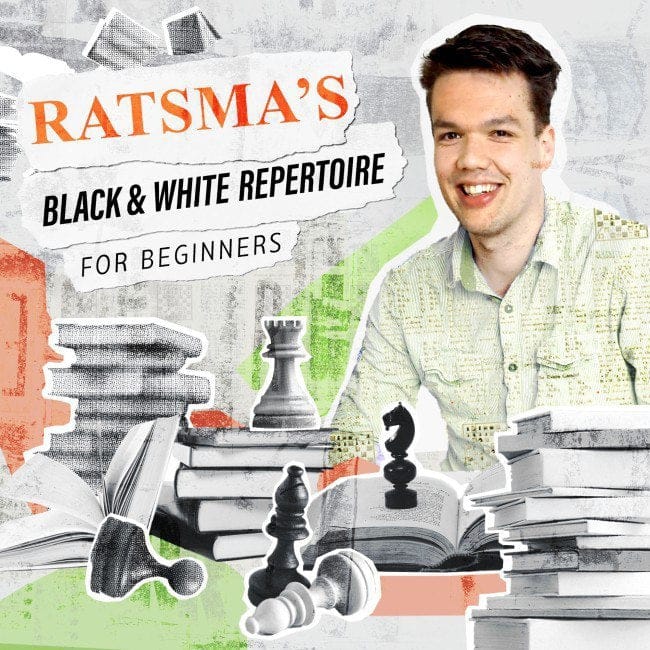 PREMIUM CHESS VIDEO | Chessable Ratsma's Black and White Repertoire for Beginners" by FM Midas Ratsma (Videos 540p) - PGN Not Available - CHESS PREMIUM
