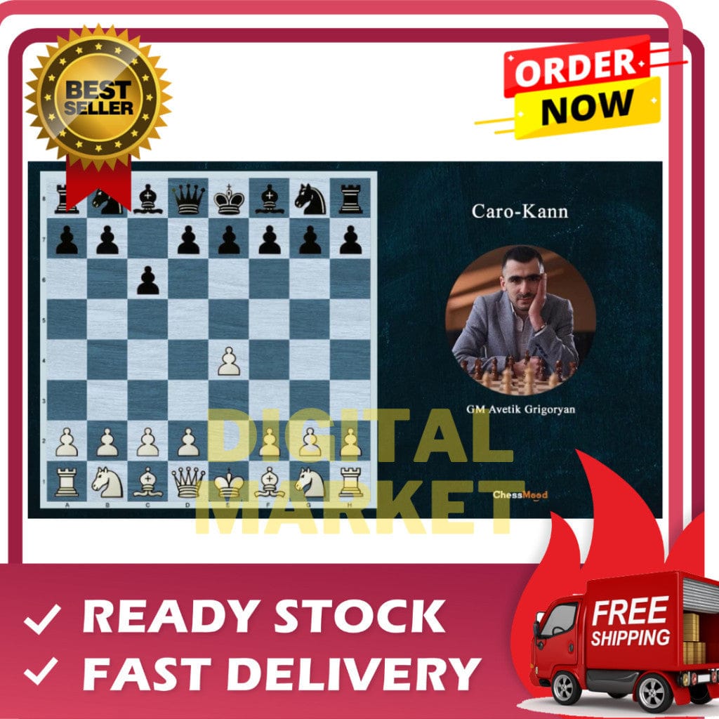 PREMIUM CHESS VIDEO BEST SELLER Attack Against Caro-Kann with the Exchange Variation | KUPAS TUNTAS PERTAHANAN CARO KANN - CHESS PREMIUM