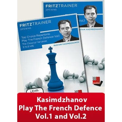 Top Choice Repertoire Play the French Defence Vol 1 & 2 Kasimdzhanov