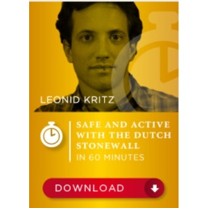 Safe and active with the Dutch Stonewall in 60 minutes - Leonid Kritz SDVL Version