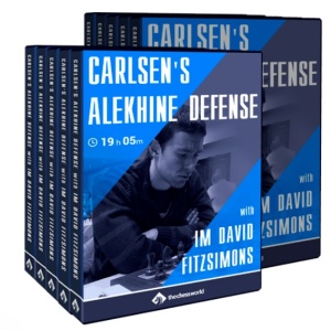 Carlsen's Alekhine Defense with IM David Fitzsimons + PGN