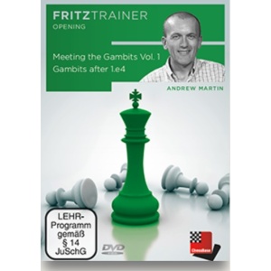 Meeting the Gambits Vol.1 - Gambits after 1.e4 by  Andrew Martin MP4 Version